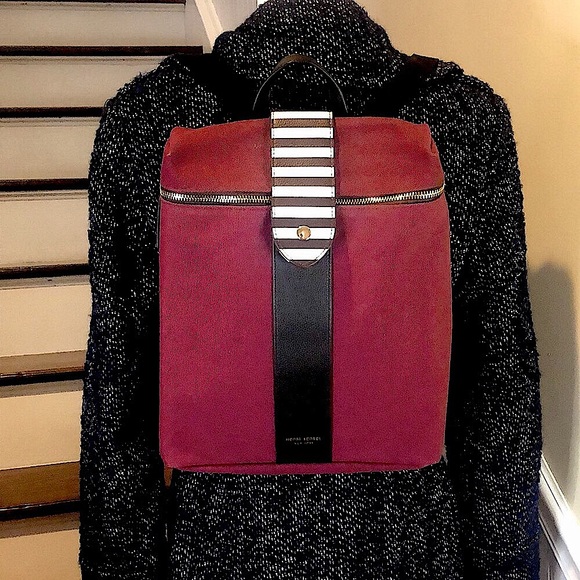 HENRI BENDEL BLACK FRIDAY Backpack Crossbody Shoulder Bag w Adjustable Straps - Picture 4 of 16